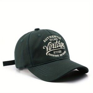 Green baseball cap
